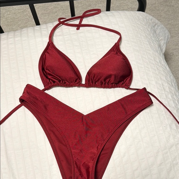 Abercrombie & Fitch Other - Abercrombie & Fitch Satin Red Swim
